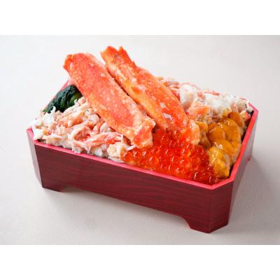 【店頭受取/大阪店】タラバガニ三色盛り弁当【4月30日(水)・5月3日(土・祝)・4日(日・祝)・5日(月・祝)】