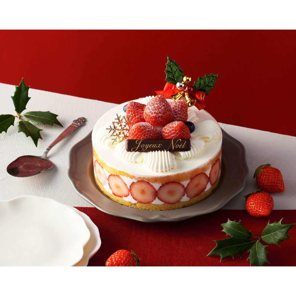 【店頭受取／日本橋店】雪降る苺 -ノエル・フレーズ- 14.5cm【12月24日(木)・25日(金)】