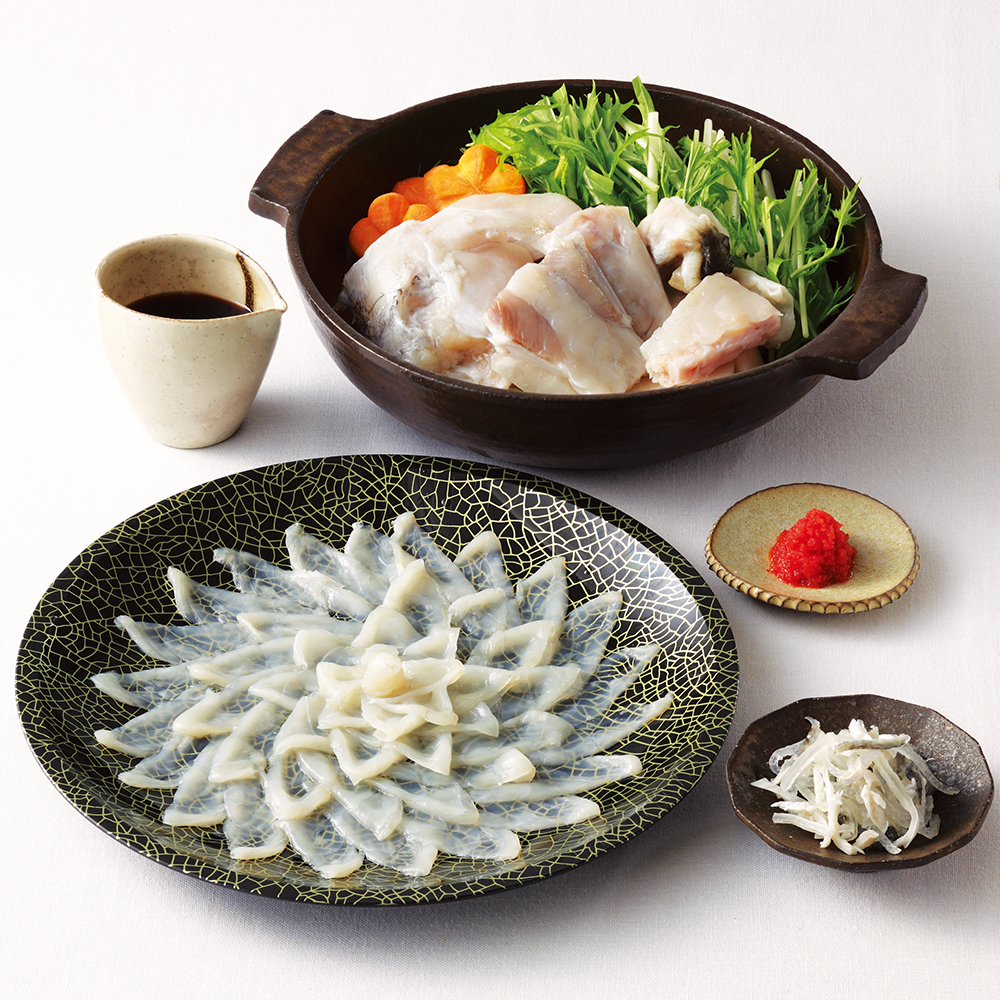 〈なかお〉とらふく料理セット2人前