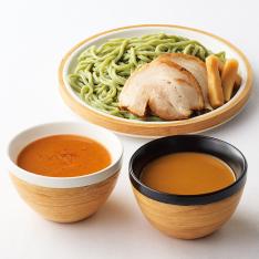 〈甲殻屋〉濃厚うにつけ麺と甘海老つけ麺の食べ比べ