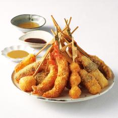 〈神戸 串乃家〉串揚げセット「絢爛」