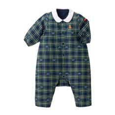 ミキハウスチェックカバーオール 70cm→80cm