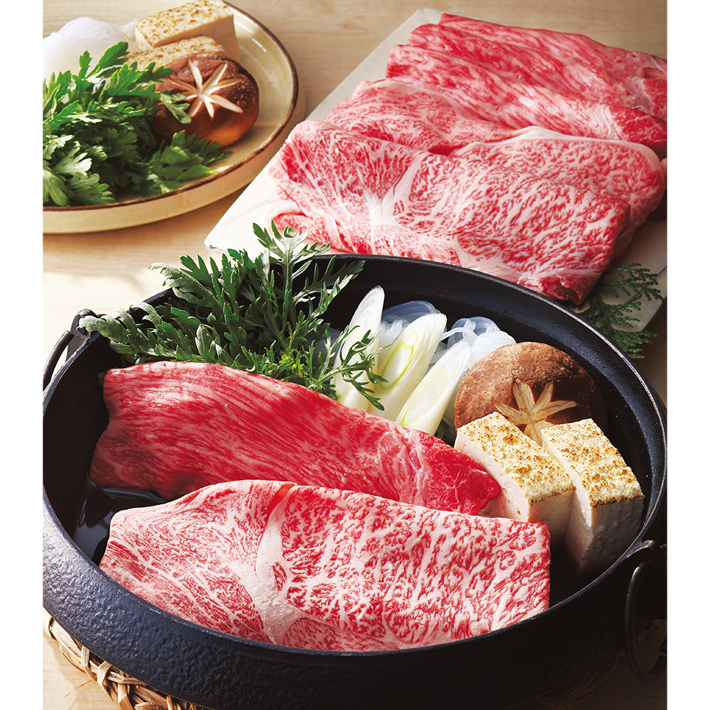 〈カワイ〉県立石田高校で育てたオリーブ牛のすき焼用