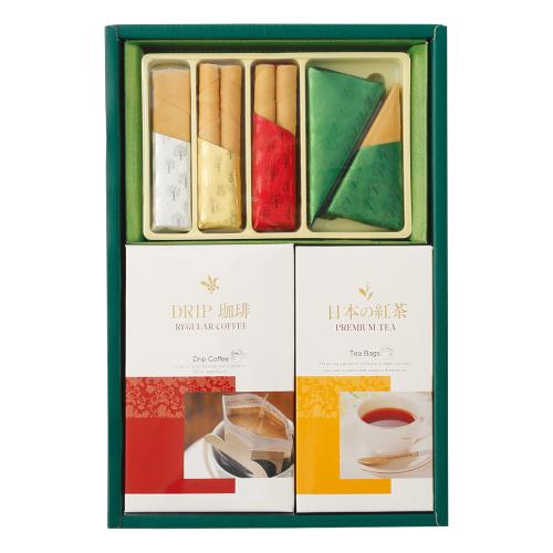 〈愛国製茶〉珈琲・紅茶・エコルセ詰合せ