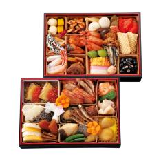 ＜高島屋 味百選おせち＞和・洋 二段重（W145）＜関西・岡山・鳥取・島根地域お届け＞381454