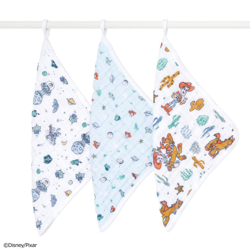 ウォッシュクロス／トイストーリー／3枚