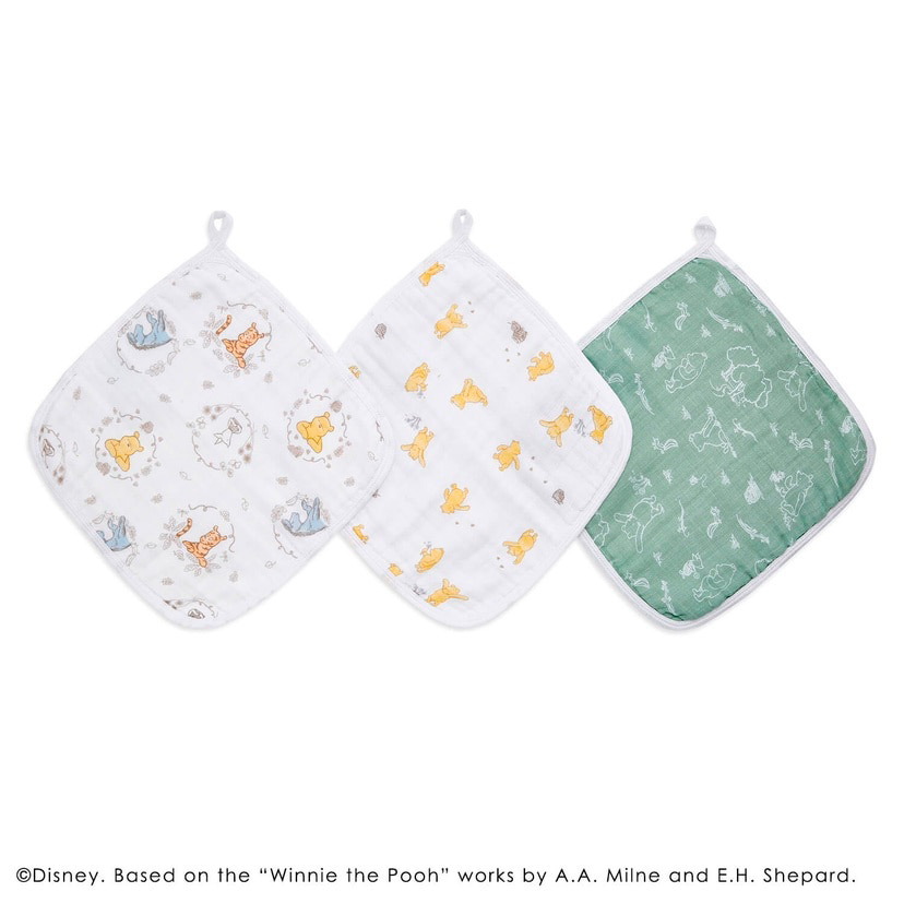 ウォッシュクロス／くまのプーさん／ウィニー＋フレンズ／3枚