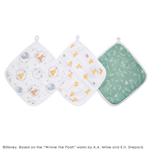 ウォッシュクロス／くまのプーさん／ウィニー＋フレンズ／3枚