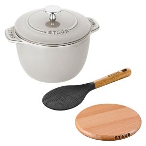 STAUB ストウブ ラ・ココットde GOHAN Mサイズ　リネン STAUB ストウブ ラ・ココットde GOHAN Mサイズ リネン Amazon｜staub