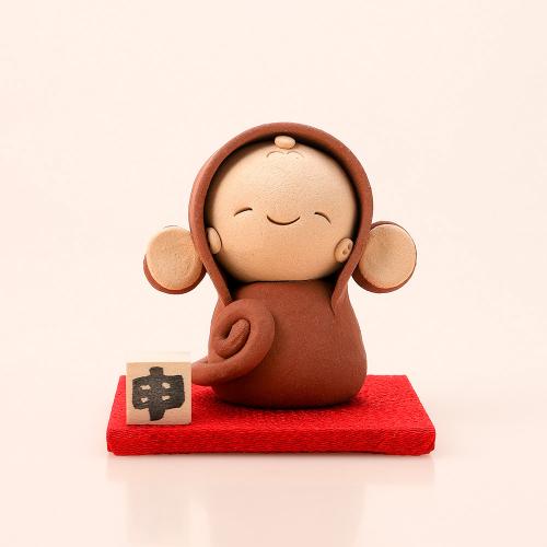 ＜夢わらべっこ陶舎＞着ぐるみ干支「申」