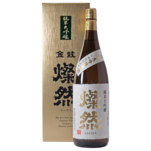 燦然 純米大吟醸原酒 40磨 1.8L