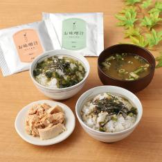 味噌汁・お茶漬・EVオリーブオイルツナ缶