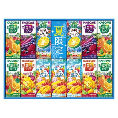 〈カゴメ〉すこやかサマーバラエティギフト紙容器