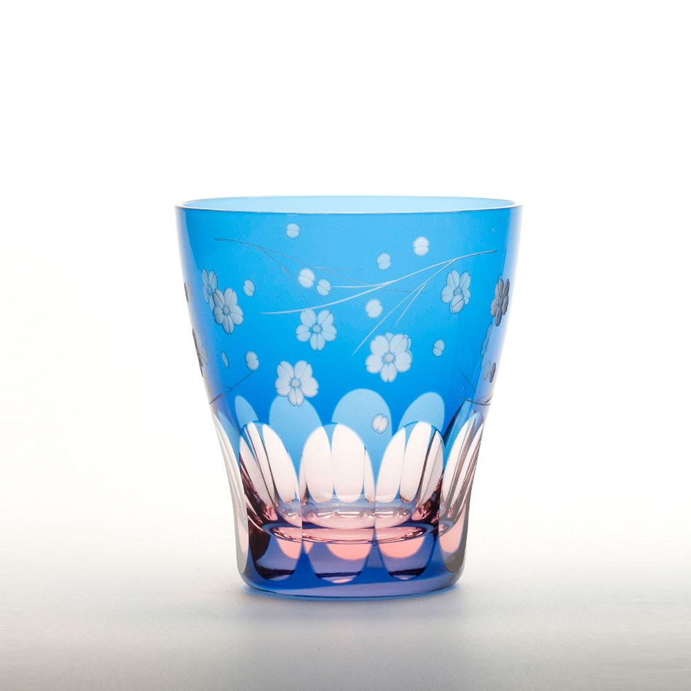 桜文様 ミニオールド（ブルーピンク）