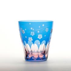 桜文様 ミニオールド（ブルーピンク）