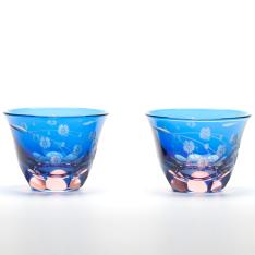 桜文様 ぐい呑ペア