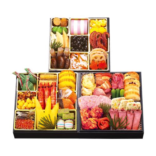 和・洋 三段重(W194)<関西・岡山・鳥取・島根地域お届け>381942