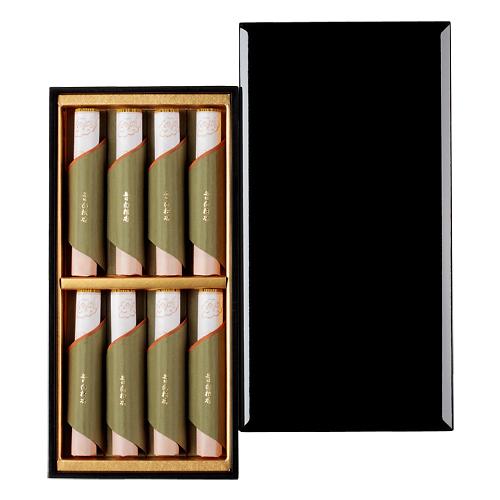 御進物線香 毎日白檀香塗箱 8把入