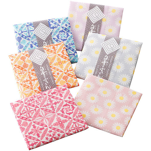 白雪ふきん 友禅 6枚ｾｯﾄ(ﾊﾜｲｱﾝｷﾙﾄ･ﾏｰｶﾞﾚｯﾄ)