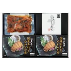 〈活魚黒門〉あわびのやわらか煮とうなぎ山椒煮