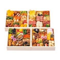 和・洋・中 四段重（W219）＜関西・岡山・鳥取・島根地域お届け＞382191