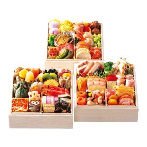 高島屋 家族三世代おせち＞和・洋・中 三段重（W164）＜関西