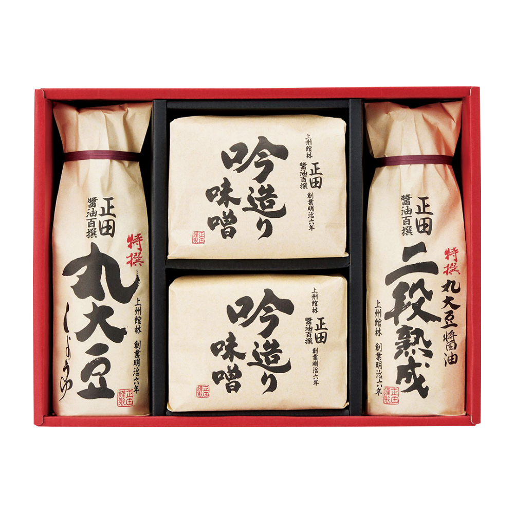 〈正田醤油〉醤油百撰　しょうゆ・味噌詰合せ