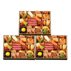 ＜高島屋 銘々盛りおせち＞和・洋 1人前三客セット（W319）＜関西・岡山・鳥取・島根地域お届け＞383198