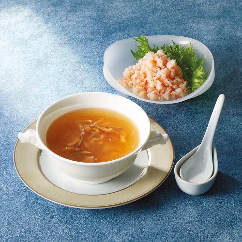 〈ニッスイ〉ふかひれスープ・紅ずわいがに缶詰詰合せ