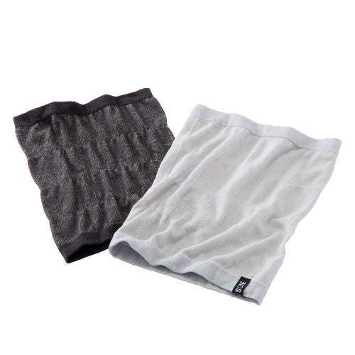 ＜シェール・ソワ＞内側シルク混ウエストウォーマー