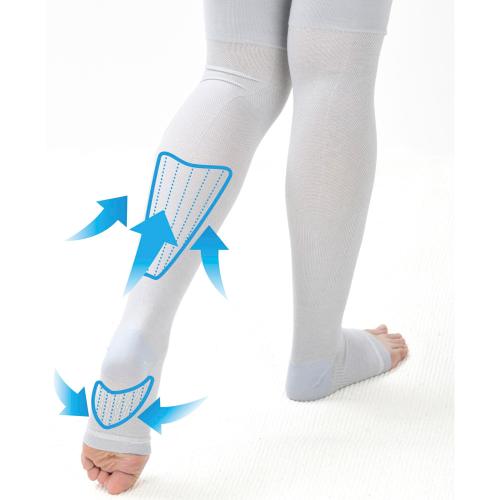 ＜シェール・ソワ＞内側シルク混ふくらはぎサポート ロング