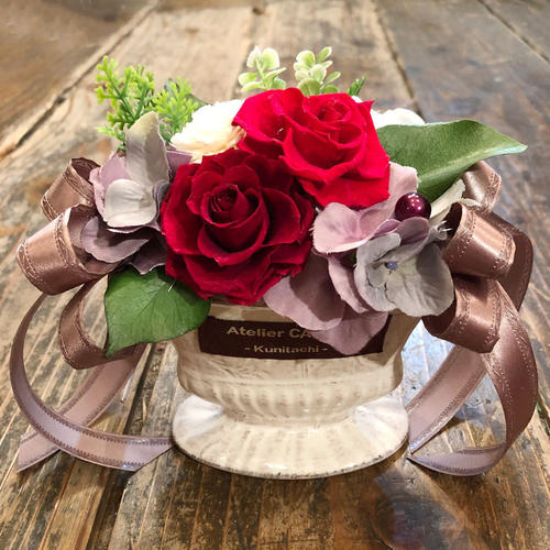 プリザーブドほか プリザーブドフラワーアレンジ 赤の薔薇 商品詳細 高島屋オンラインストア