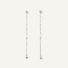 3way キュービックジルコニア ピアス