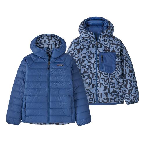 キッズ リバーシブル・ダウン・セーター・フーディ 68640 MTSU XS(120cm)→XXL(170cm)