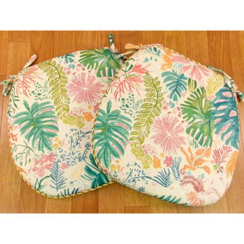 ジャガード織りダイニングシート2点セット