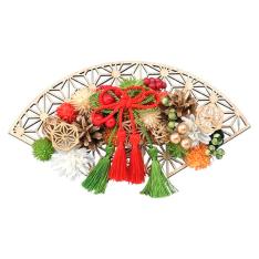 扇 NY522 朱金の御殿