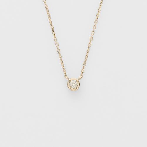 K10ダイヤモンドネックレス