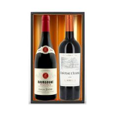 フランスボルドー&ブルゴーニュ赤ワイン2本セット