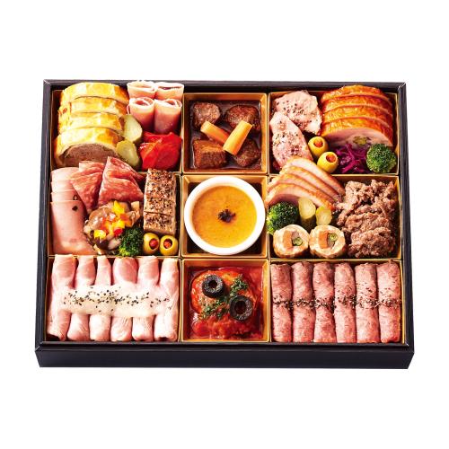 <高島屋 肉おせち>肉おせち 一段(W369)<関西・岡山・鳥取・島根地域お届け>383694