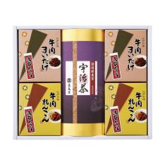 〈高島屋／浅草今半〉諸国銘産茶・牛肉佃煮詰合せ