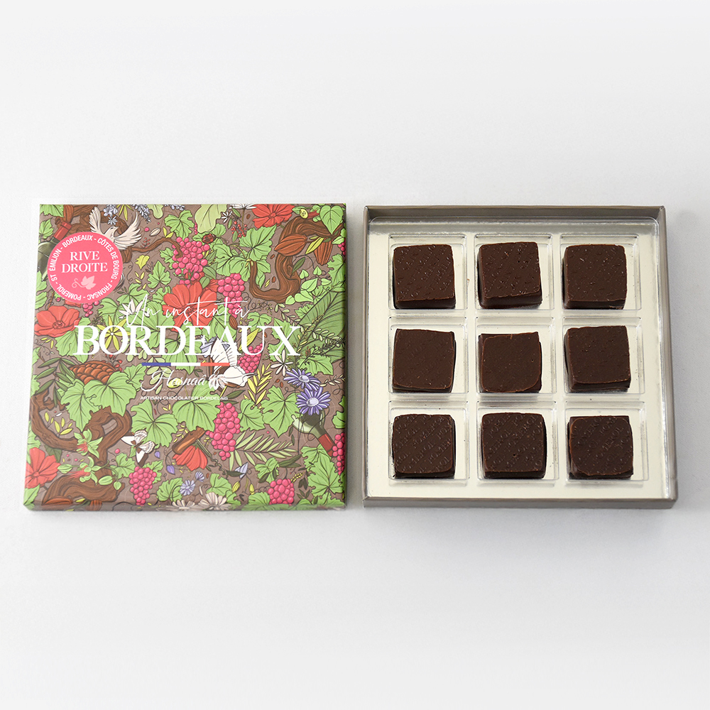 【バレンタインデー】ワインガナッシュボルドー右岸9粒入り