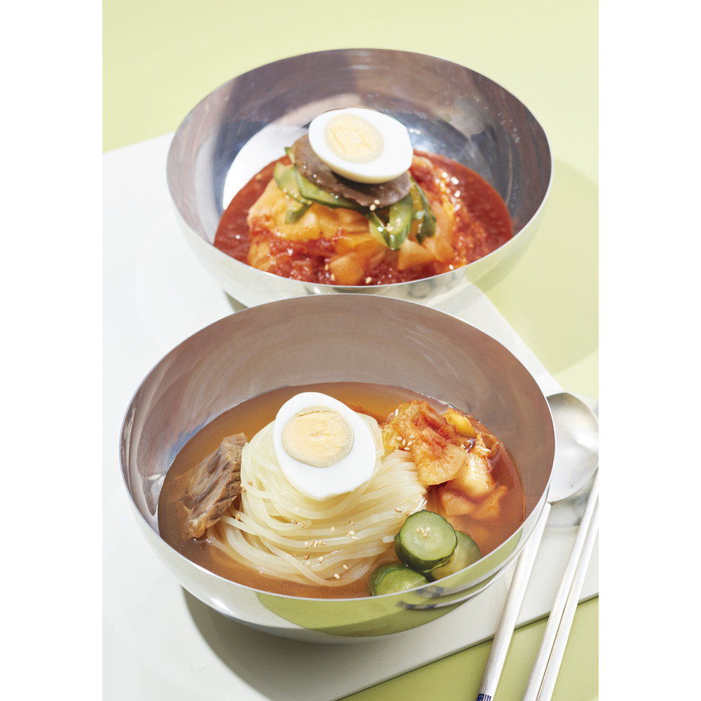 〈ぴょんぴょん舎〉盛岡冷麺・ピビン冷麺詰合せ