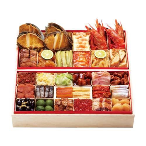 中華 二段重(W433)<関西・岡山・鳥取・島根地域お届け>384330