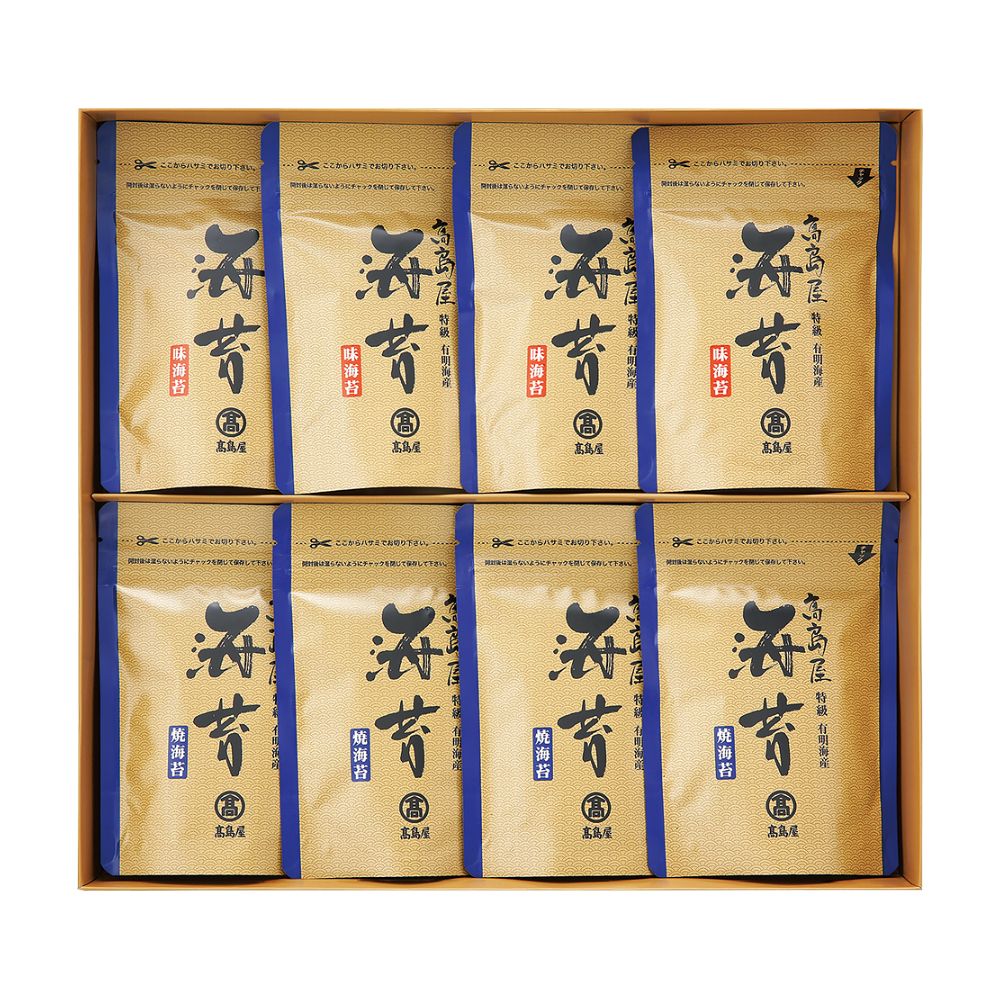 〈高島屋〉有明海産のり「特級」スタンドパック詰合せ