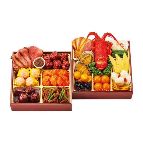 中華 二段重(W425)<関西・岡山・鳥取・島根地域お届け>384259