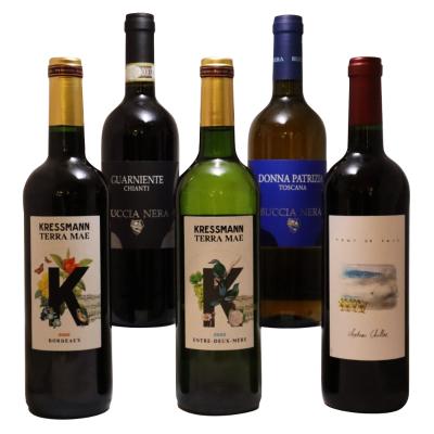 フランス・イタリア 自然派ワイン赤白5本セット