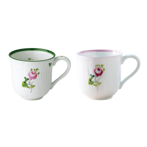 ウィーンの薔薇&ウィーンの薔薇・ピンク ミッドマグ ペア