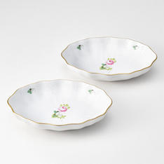 ウィーンの薔薇・シンプル スイートディッシュ 2枚セット