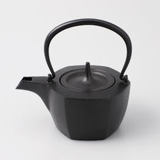 ～ゆるり～佐藤圭　鉄製急須　六角