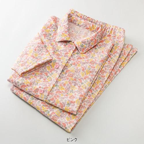 ◎マジックテープボタン長袖パジャマ